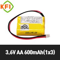 DC 3.6V AA 600mAh(1x3)-H09L 예비전원 수신기배터리 비상구 유도등배터리 화재 수신기