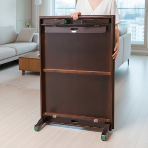 가온공방 원목 대형 교자상 접이식 제사상 1500 8~12인용 밥상 흑단 캡상다리