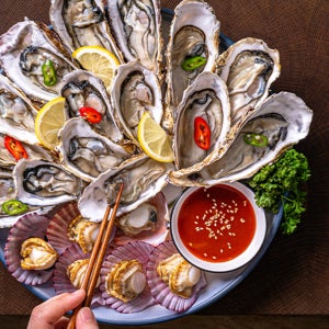 연말 홈파티 고급진 분위기 감성 연출 필수 하프셀 제철 통영 굴 석화