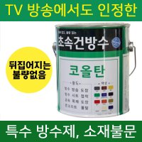 초속건 코올탄 4L 골탕 콜타르 콜탈 핏치 피치 자동차/하체 우레탄 중도 하도 상도 에폭시 우레탄 대체 옥상 방수