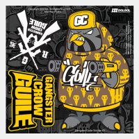 [그래피커] 11-Gangster-Sticker-01 갱스터 까마귀 가일 타투 그래피티 스노우보드 헬멧 여행가방 자전거 자동차 오토바이 롱보드 돌돌 디자인 캐릭터 튜닝 스티커 스킨