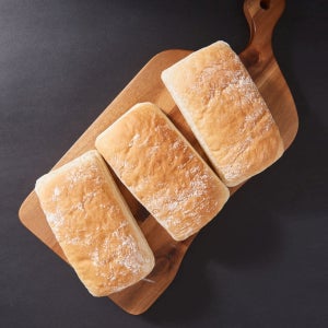 플레인치아바타 1박스 30개 (1개당 110g) 파니니 샌드위치 브런치 식전빵 비건빵