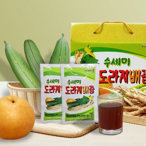 개미농법 수세미 도라지배즙 60포 100ml 현대농원