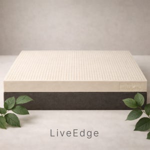 라이브엣지 천연 라텍스 토퍼 매트리스 8cm S/SS 슈퍼싱글 미디엄 [유기농]