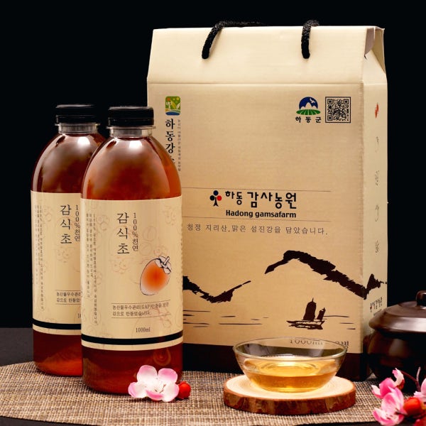 천연발효감식초1000ml 2병 -3년자연발효식초