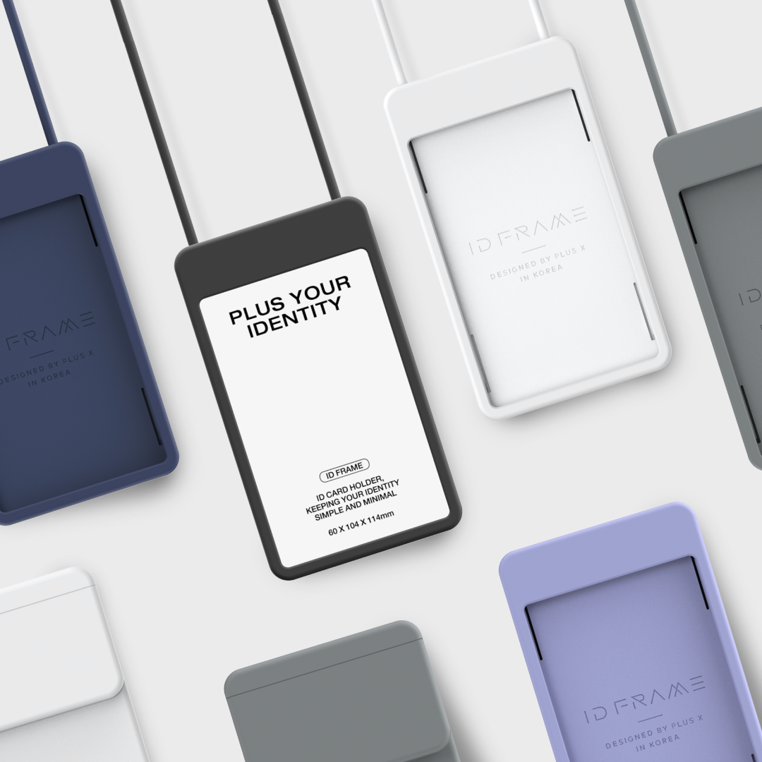 사원증 릴홀더 목걸이 자체제작 아이디프레임2.0 명찰 신분증 케이스 카드보호필름 로고인쇄