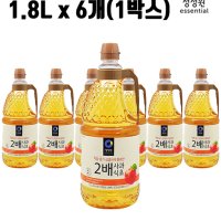 청정원 2배사과식초1.8Lx6개