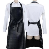 지핸 카페유니폼 바리스타 쉐프 APRON 스트라이프 앞치마 1104