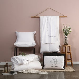 프라우덴 헝가리 프리미엄 구스 2+2 신혼패키지 (구스이불솜2개,호텔자수침구세트,패드)