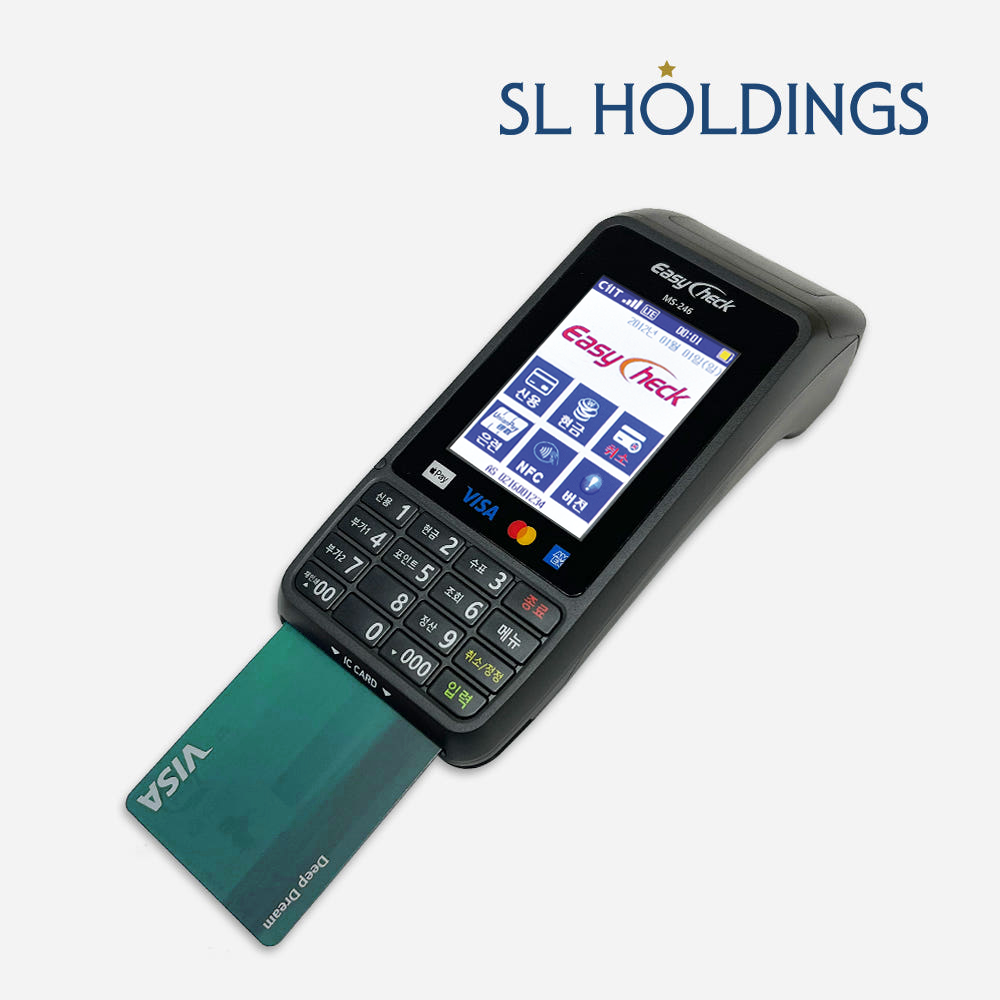애플페이 NFC 휴대용 무선 카드단말기 LTE 카드기 삼성페이 QR 결제기 개인사업자