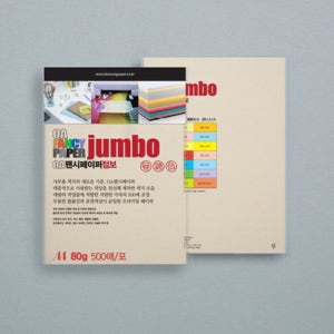 두성종이 칼라복사지 덕용 OA팬시페이퍼 P01 흰미색 점보 500매 A4 80g