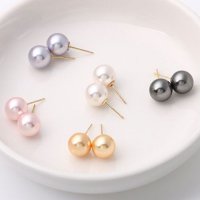 우아한 14K 최고급 진주귀걸이 6mm 8mm 10mm[Bijoufee]