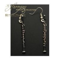 오보에 미니어쳐 이어링/ 하모니 로레 오보에 귀걸이/ Harmony Loree Oboe Earring