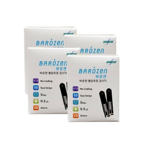 바로잰 혈당측정시험지 200매+바로잰 기계