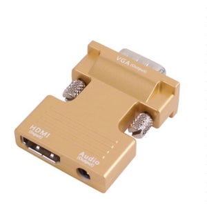 HDMI to VGA RGB 컨버터 젠더 오디오 빔프로젝터 연결