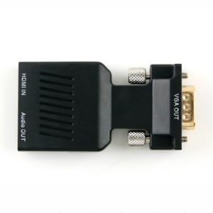 HDMI to VGA RGB 컨버터 젠더 오디오 빔프로젝터 연결