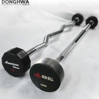 아메리칸 12각 / 아이언불 고정식바벨 10kg - 30kg 일자바/컬바