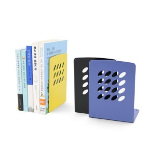 도서관 철재 튼튼한 북앤드 책고정 책지지대 7컬러 (대,중,소)