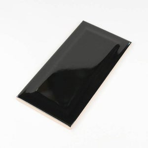 타일 엣지 직사각베벨 블랙유광(박스44장)