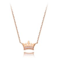 제이에스티나 Mini Pink Dream Tiara 14K 목걸이 (JJT1NQ3AF944R4420)