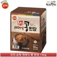 진미식품 진미 진미 순창 재래식 콩된장 14kg 대용량말통 식자재업소