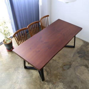 앨런빌 프라우드 뉴송 우드슬랩식탁 6인 8인용 원목 카페테이블