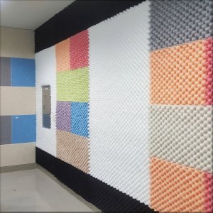 폴리계란판 플러스 1000X2000mm 50T (방염) 흡음 방음 단열보드 인테리어 DIY 간편시공 셀프시공