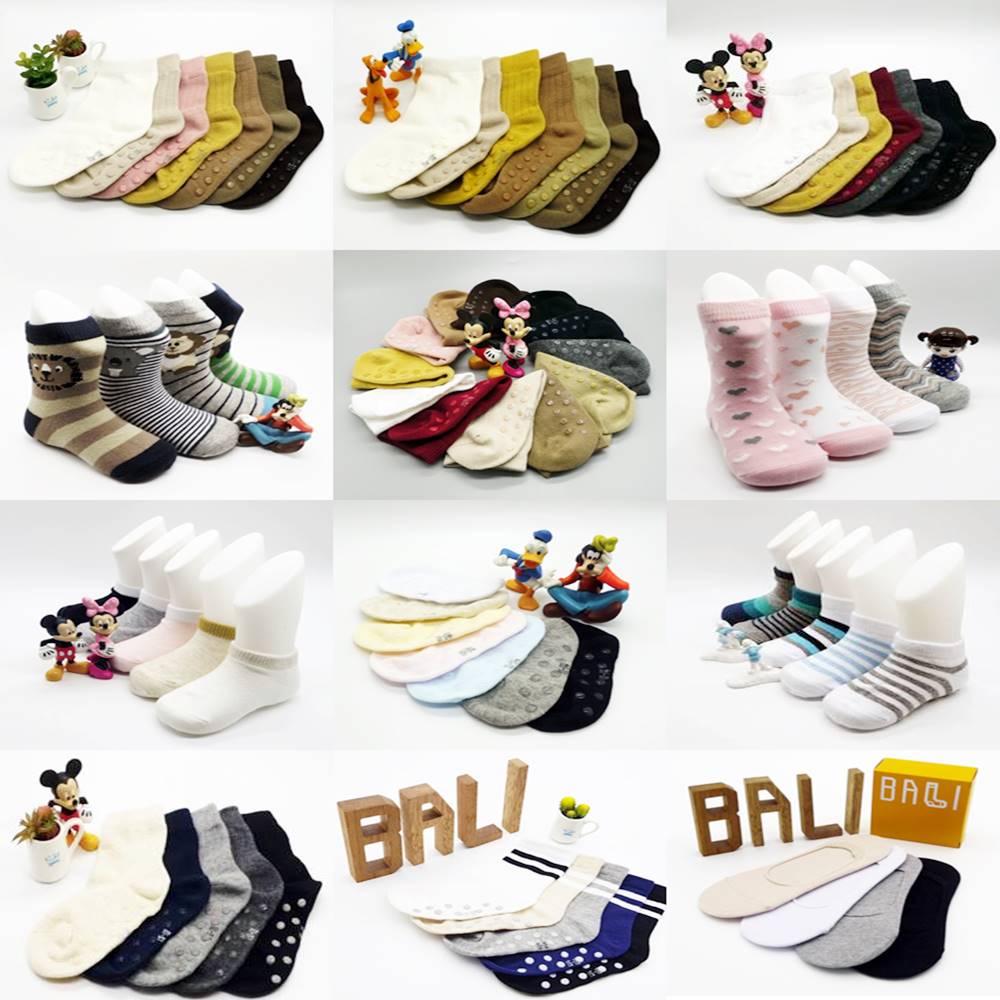 유아동 아기 미끄럼방지 실리콘 유아 주니어 키즈 아동 골지 양말 7개세트 발가락보따리