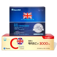 휴온스 메리트 C 산 헬스웰 영국산비타민c 3000mg 100포 90포