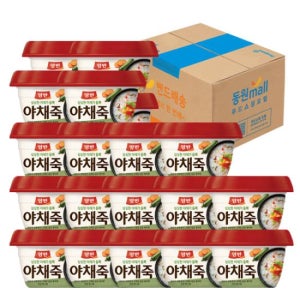 동원 양반 야채죽 287g x 24개
