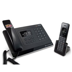 지앤텔 GT-8506 컬러LCD 유무선전화기/블랙고급컬러