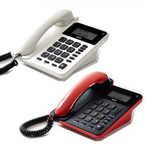 지앤텔(구 엘지) GS-492C 발신자전화기 / 화이트 레드 / 도소매 납품전문