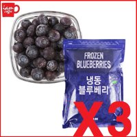 냉동 블루베리 미국산 1kg (1kg X 3봉)