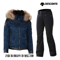 DESCENTE D6-9612A NVCM + D6-9112 BK(데상트 여성 스키복세트) 1516