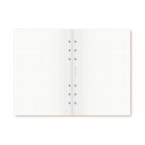 시스템다이어리 속지 32절 (B6) 모눈 리필 / 6공 다이어리 속지