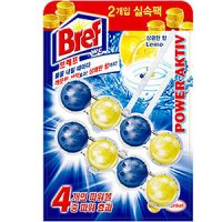 헨켈 브레프 파워액티브 변기세정제 레몬향 50g 2P