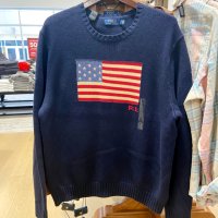 폴로 랄프로렌 성조기 남성 니트 스웨터 Polo Ralph Lauren USA Flag Sweater