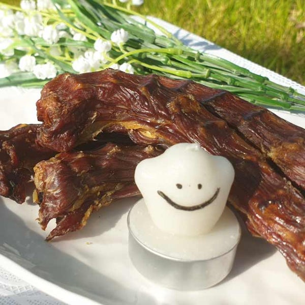 파피앤덕 강아지 수제 간식 오리목뼈 500g 대형견 소형견