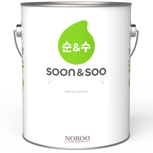 노루페인트 순앤수 100 플러스 4L 벽면 내부 베란다 시멘트 화이트 백색