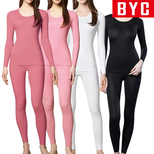 BYC 여자 내복 세트 순면