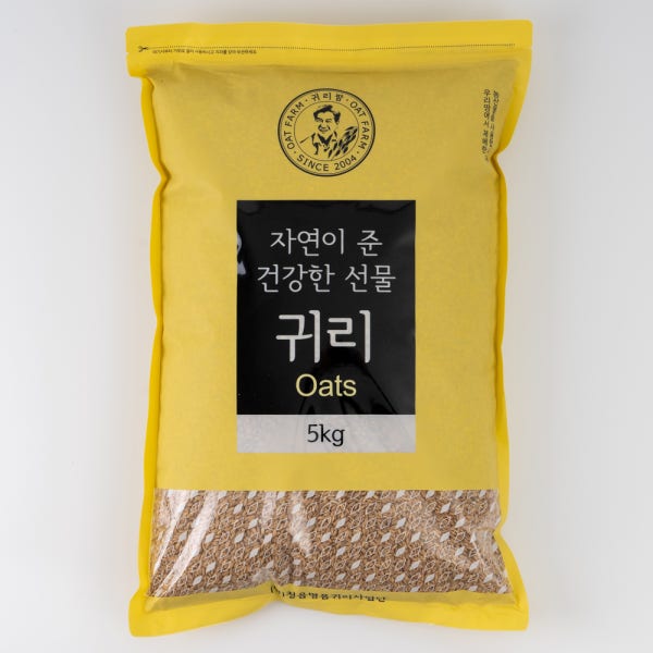 국산귀리 26년산 햇귀리 귀리쌀 5kg 정읍명품 햇곡 귀리밥 잡곡