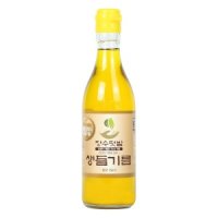 장수텃밭 장수텃밭 아침에 한숟갈 건강 생들기름 350ml 1병