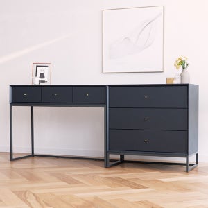 마벨 콘솔 & 3단 서랍장 세트