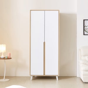 동서가구 밀크 옷장 800x590x1920mm, 옷장, 메이플화이트