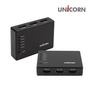 유니콘 HS-500 5포트 HDMI스위치 HDMI선택기 FULL HD