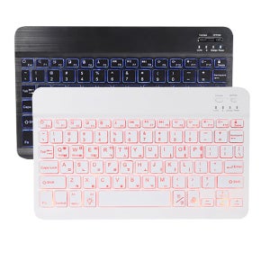 LED 블루투스 키보드 백라이트 무선 키보드 태블릿 스마트폰 아이패드 갤럭시탭