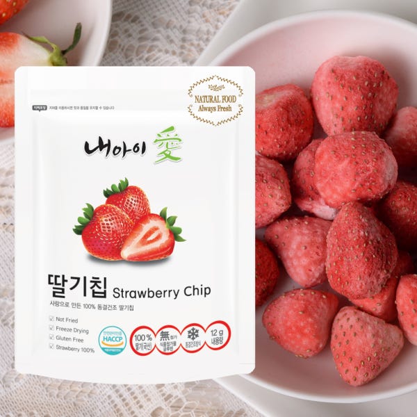 내아이애 아이과자 과일100% 동결건조 딸기칩