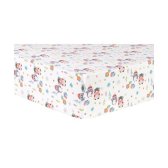 Trend Lab Winter Wishes Deluxe Flannel Fitted Crib Sheet