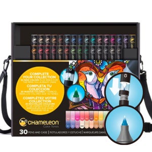 카멜레온 그라데이션 마카 마카펜 30색 세트