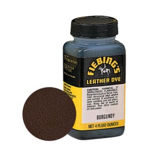 피빙스 가죽 염료 4oz 4 Burgundy Fiebing’s Leather Dye